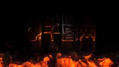 火焰金属字体ae素材视频的预览图